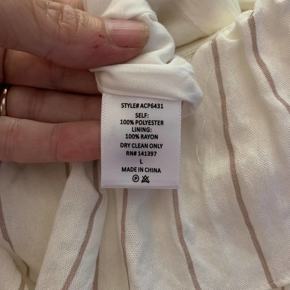 ASTR THE LABEL White Stripe Keeley Jumpsuit - Picture 14 of 15